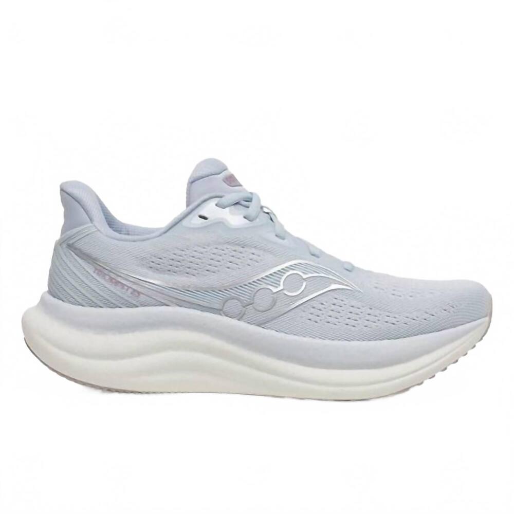 NEW SAUCONY women's triumph 23 running shoes - wide in vapor/arctic